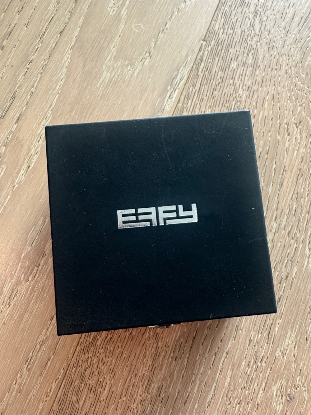 Effy Black Jewelry Box with Silver Logo